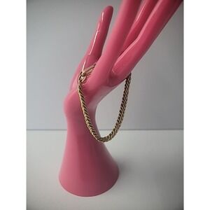 Vintage Bracelet Chain Gold Tone Women Child Petite Jewelry Costume
